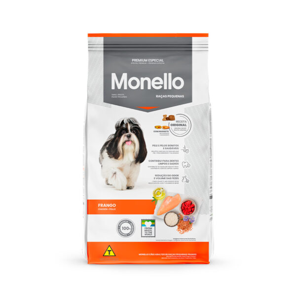 Ração Monello Dog para Cães Raças Pequenas