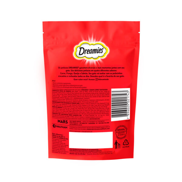 Petisco Dreamies Sabor Carne Tentadora para Gatos Adultos - Image 2