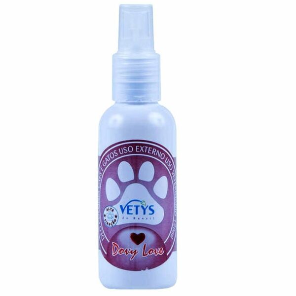 Deo colônia Vetys do Brasil Dovy Love para cães e gatos 120 ml