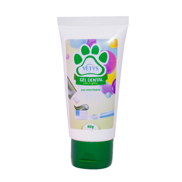 Gel dental vetys para cães e gatos 60 g Menta
