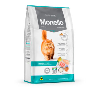 Monello Bolas de Pelos para Gatos Adultos Sabor Frango e Peixe 10.1kg